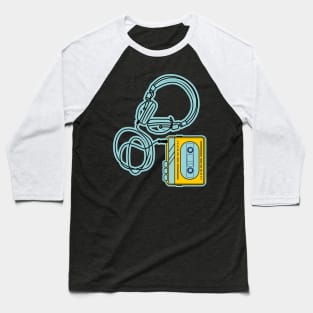 70's yellow cassette player Baseball T-Shirt